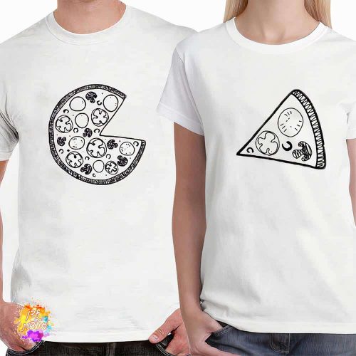 חולצות לזוגות פיצה