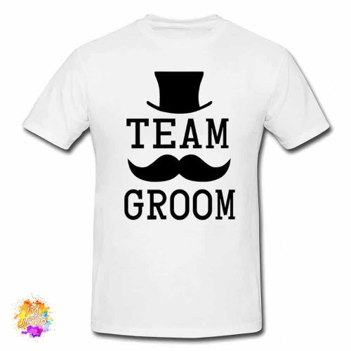 חולצה עם הדפסה למסיבת רווקים team groom