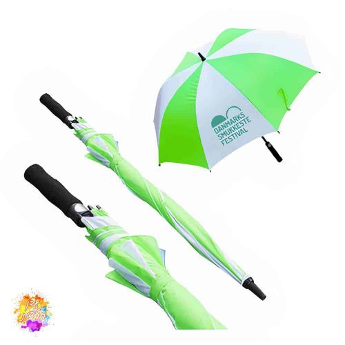 הדפסה על מטריה ירוקה