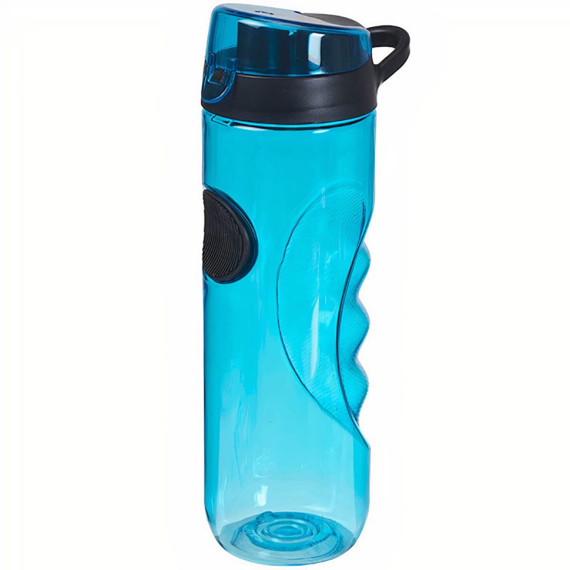 אתלטיקו בקבוק ספורט פלסטי עם פיה רחבה ומאחז יד ארגונומי מבית H2O-Pro 4156 כחול_auto_x2