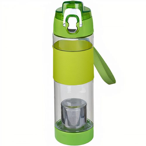 צ'אי בקבוק ספורט פלסטי עם פילטר לחליטת תה מבית H2O-Pro 4320 ירוק_auto_x2